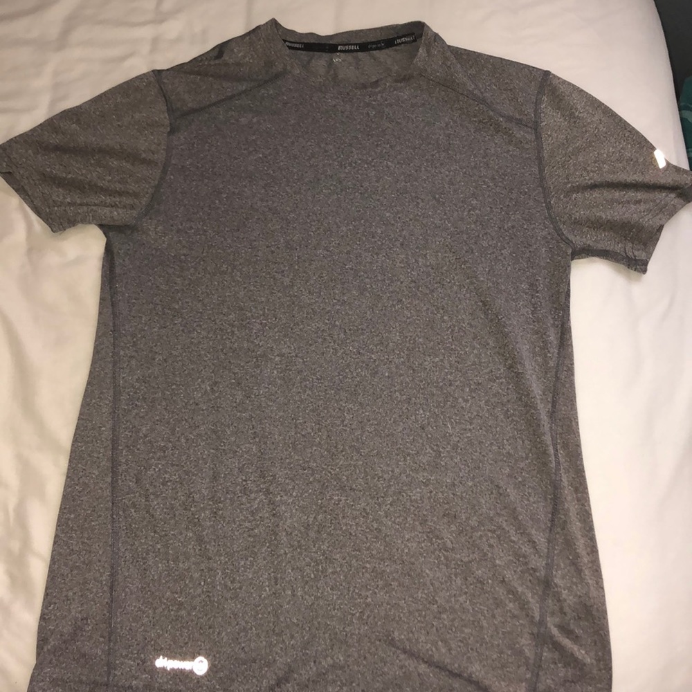 🔥3M SMALL RUSSEL GREY ATHLETIC SHIRT!!!